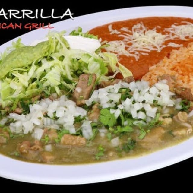 Chile Verde Plate.